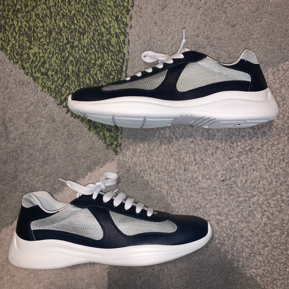 🚫SOLD ON Ⓜ️🚫Prada Leather & Tech Fabric Sneakers - Picture 4 of 7